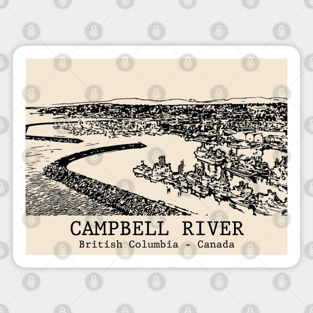Campbell River - British Columbia Magnet by Lakeric
